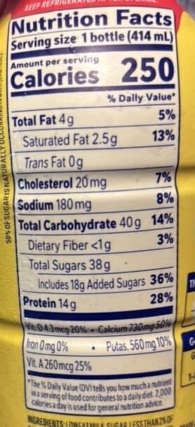 Nesquik Strawberry Lowfat Milk packshot