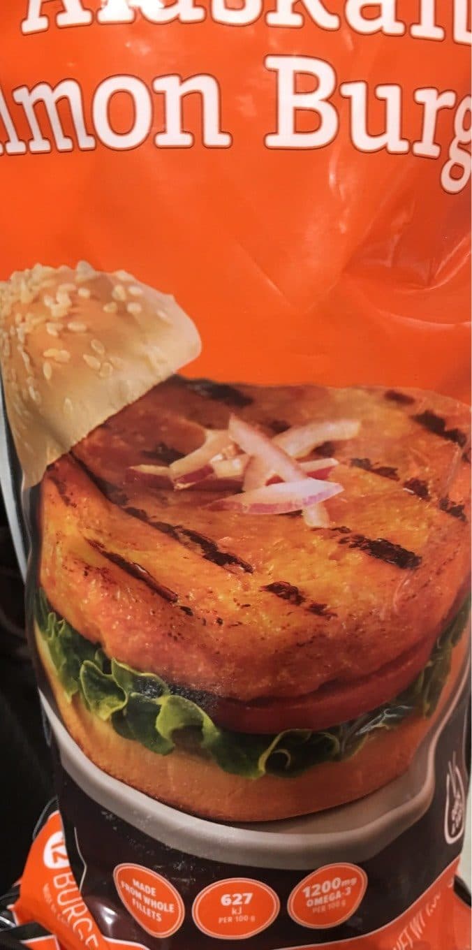 Trident Trident Alaskan Salmon Burgers packshot