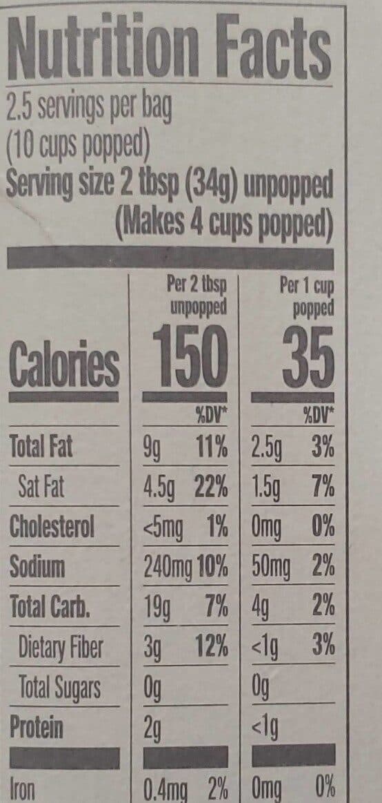 Simply Popped Pop Corn packshot