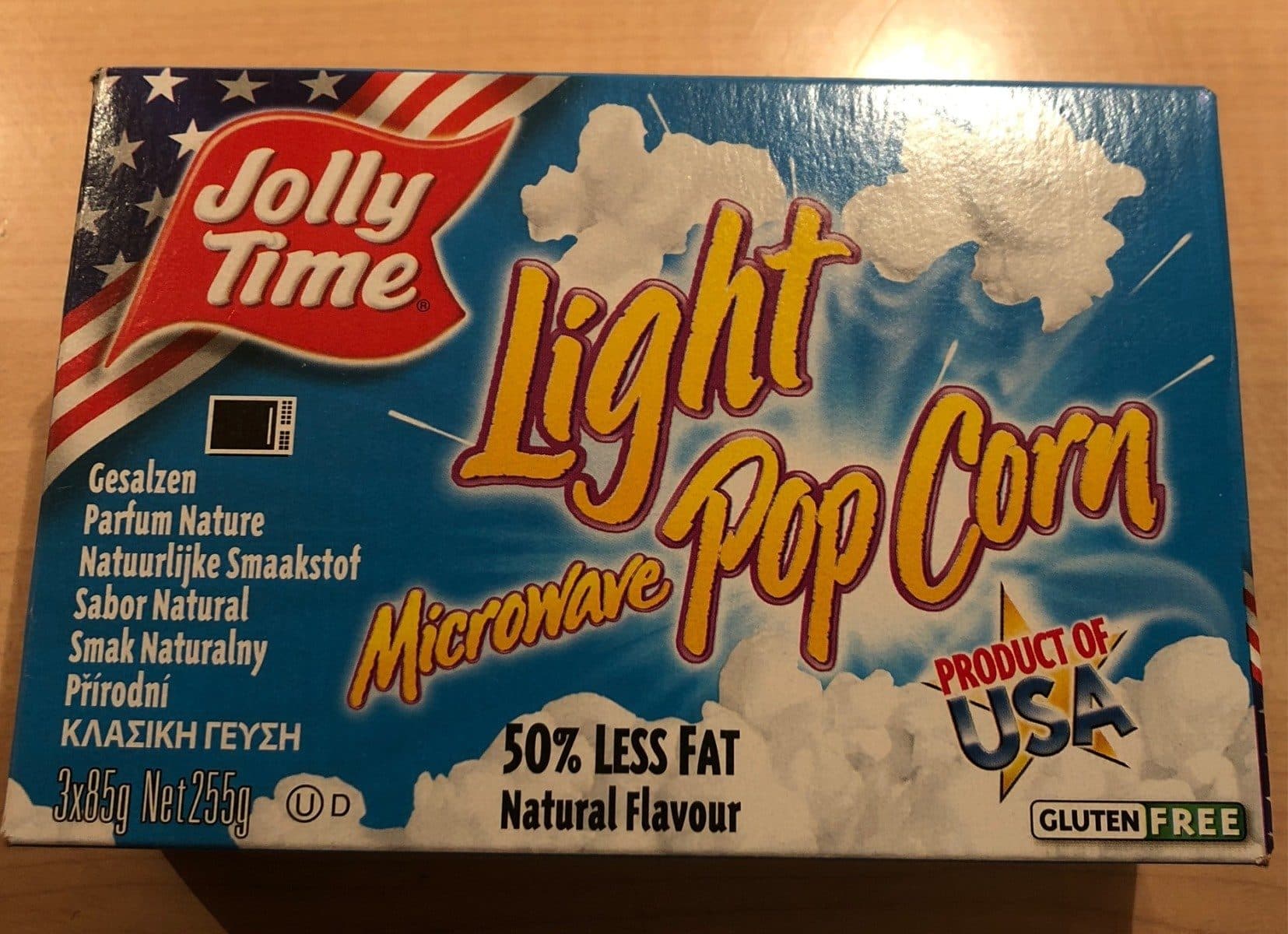 Jolly Time Light Microwave pop corn packshot