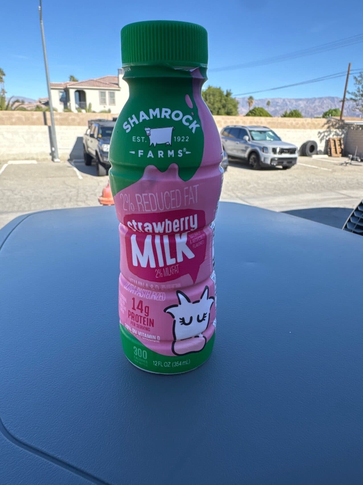 Shamrock Farms Reduced fat strawberry mmmmilk packshot