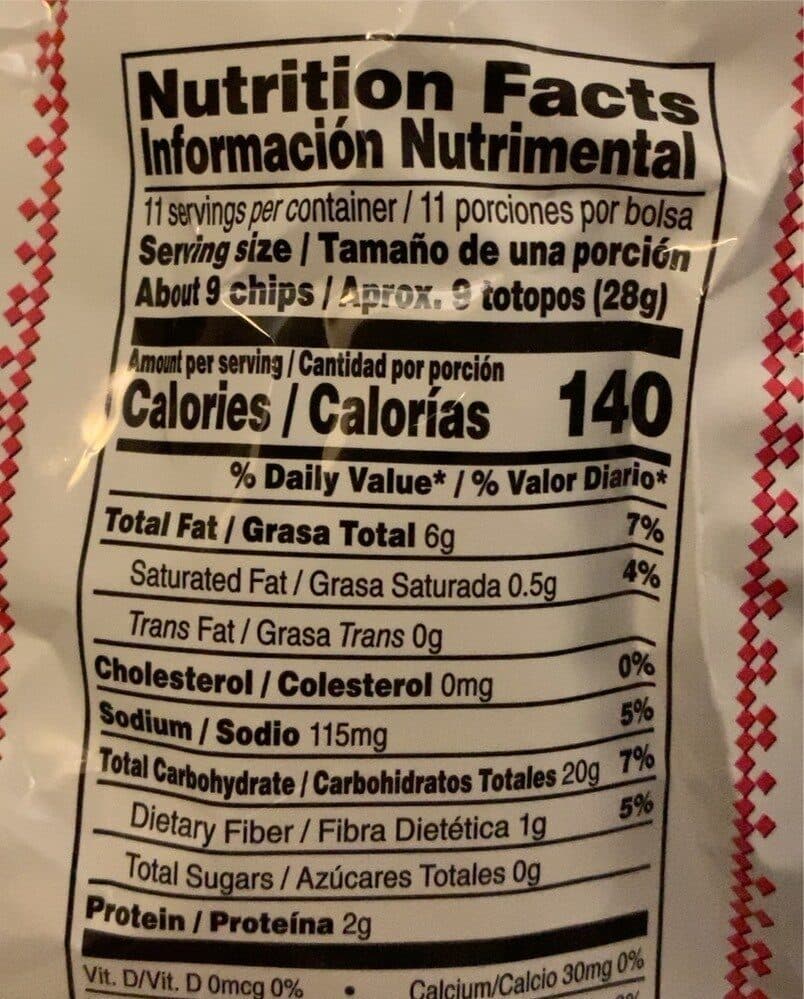 Open Food Facts Tortilla chips packshot
