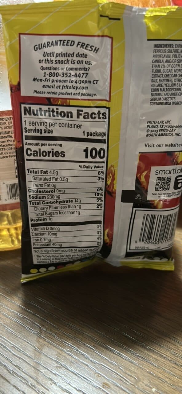 Funyuns Flamin' Hot Onion Flavored Rings packshot