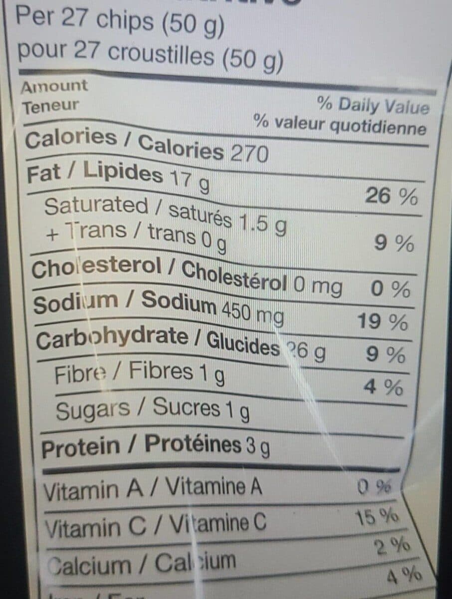 Lay's lays salt and vinegar packshot