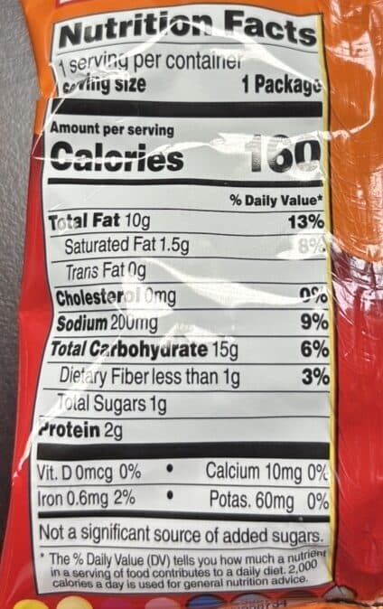 Cheetos Crunchy packshot