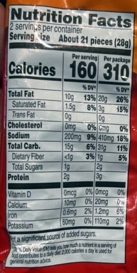 Cheetos Crunchy packshot