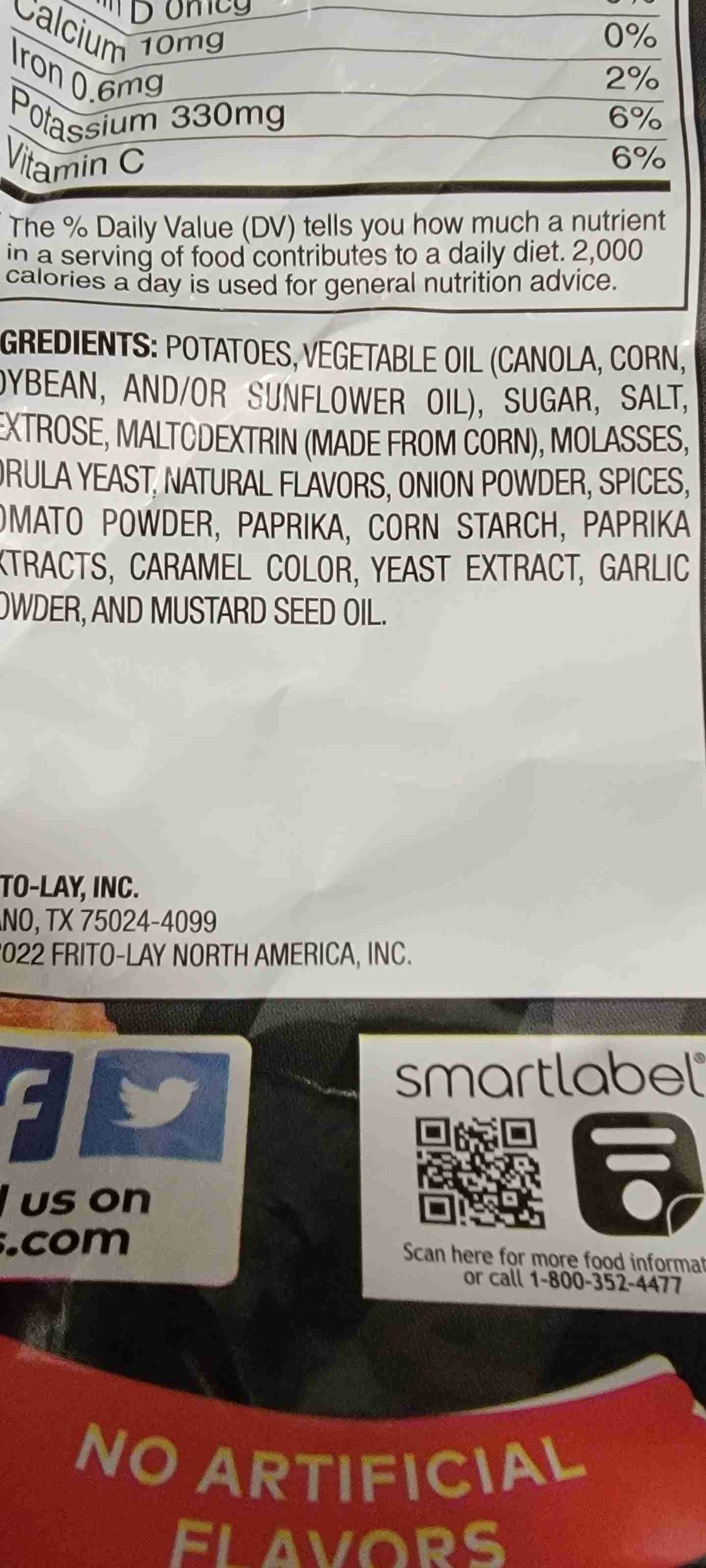 Lay's Barbecue Flavored packshot