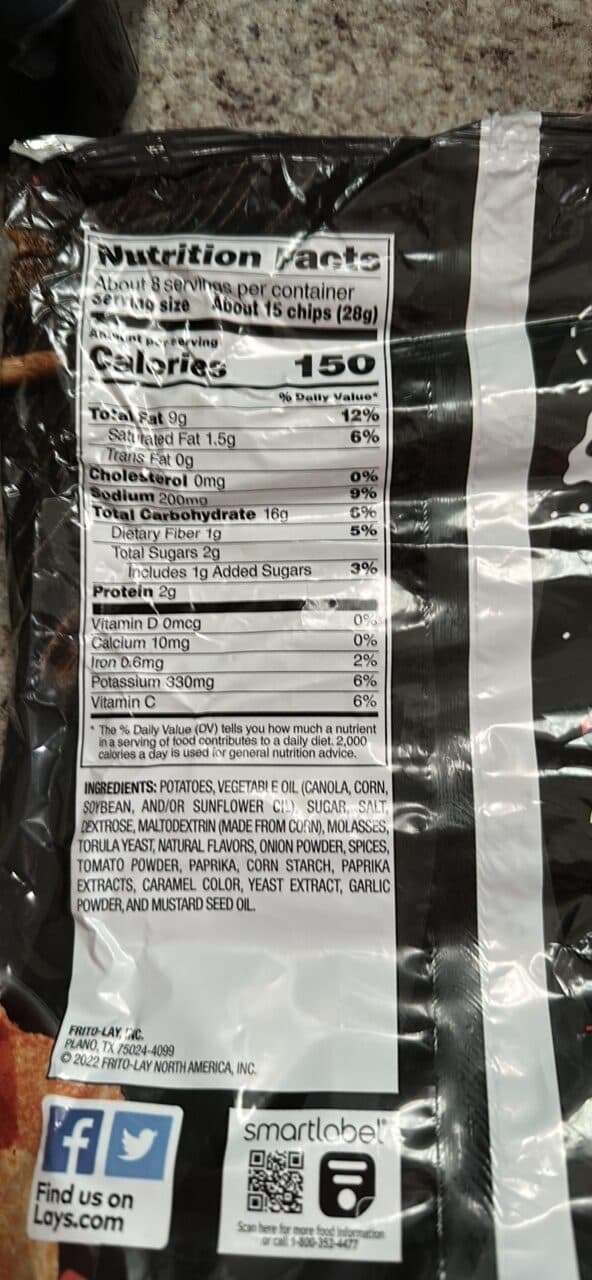 Lay's Barbecue Flavored packshot