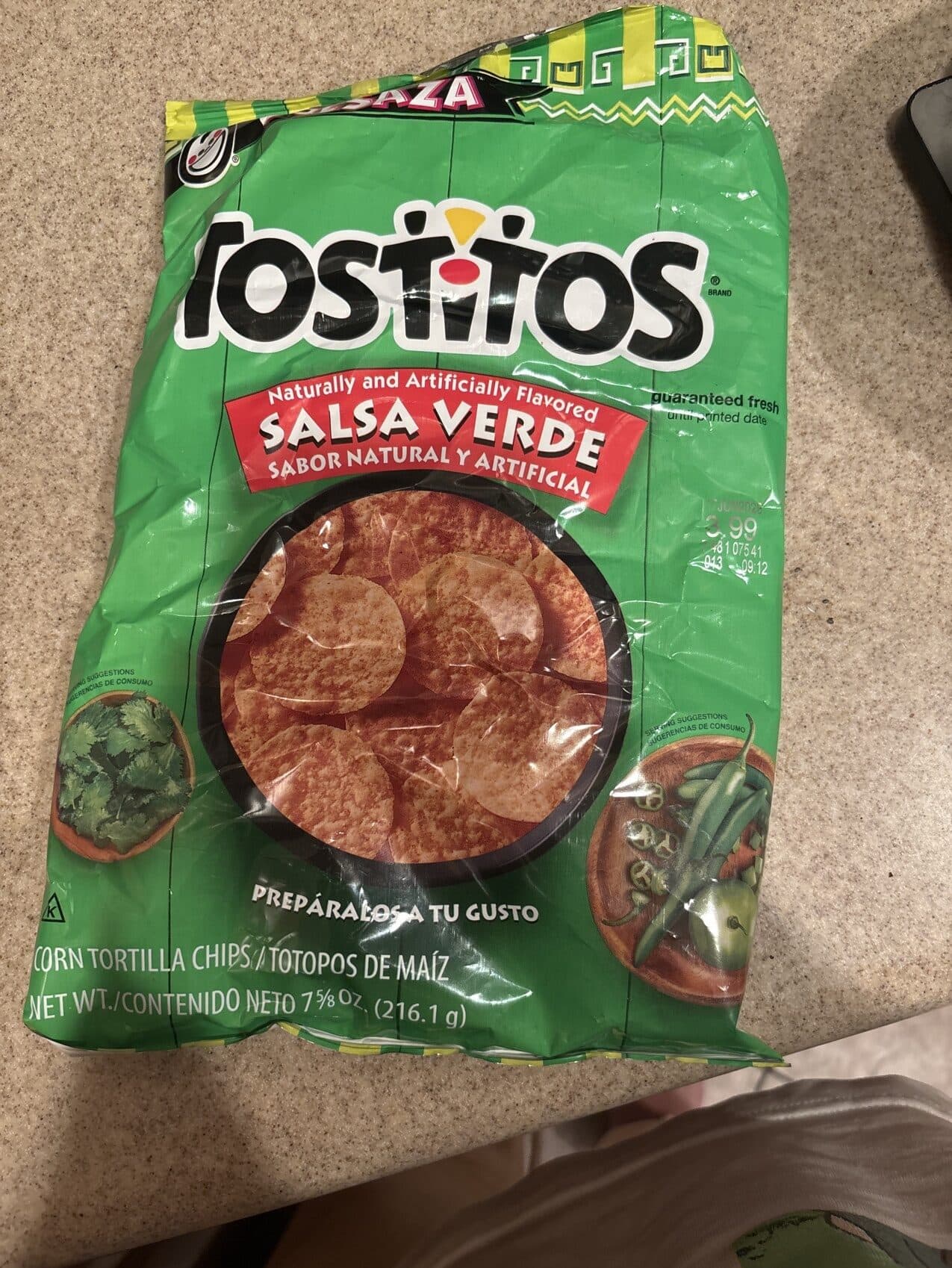 Frito-Lay Company Corn Tortilla Chips packshot