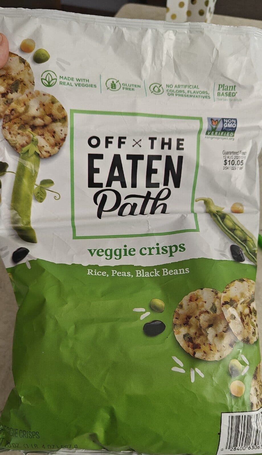 Off The Eaten Path Rice And Veggie Crisps packshot