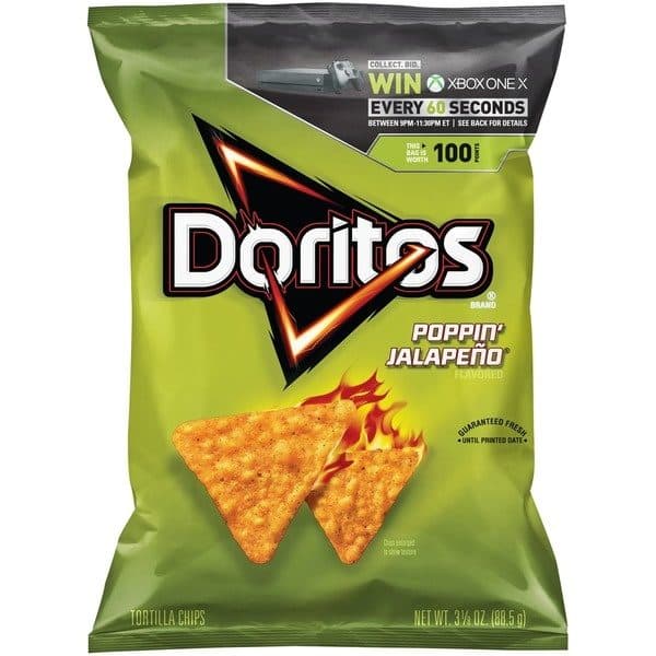 doritos Poppin' Jalapeno Doritos packshot