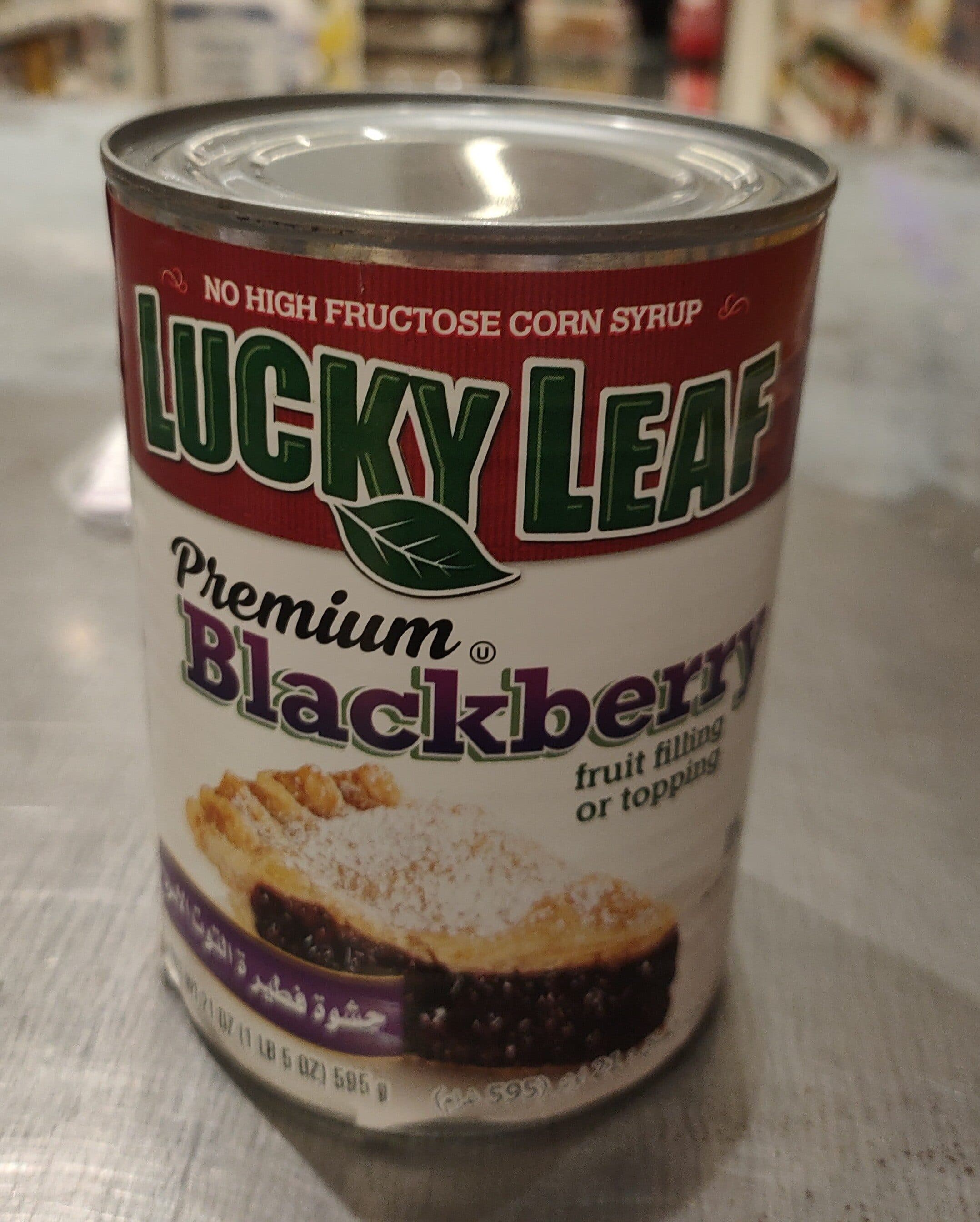 Lucky Leaf Premium fruit filling & topping 2yrs y packshot