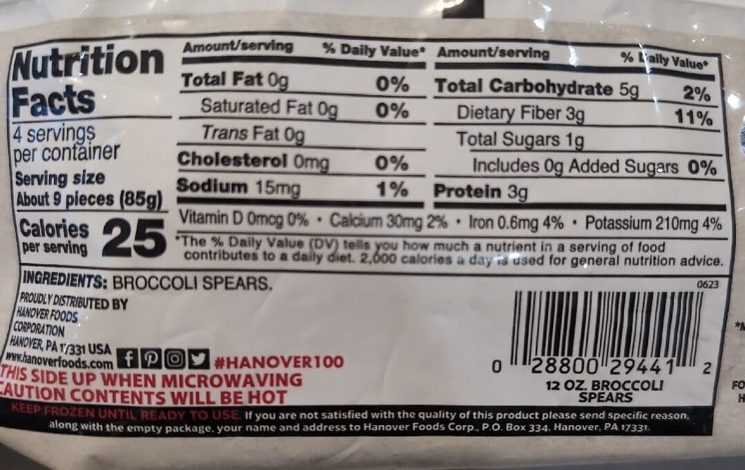 Hanover Premium Broccoli Florets packshot