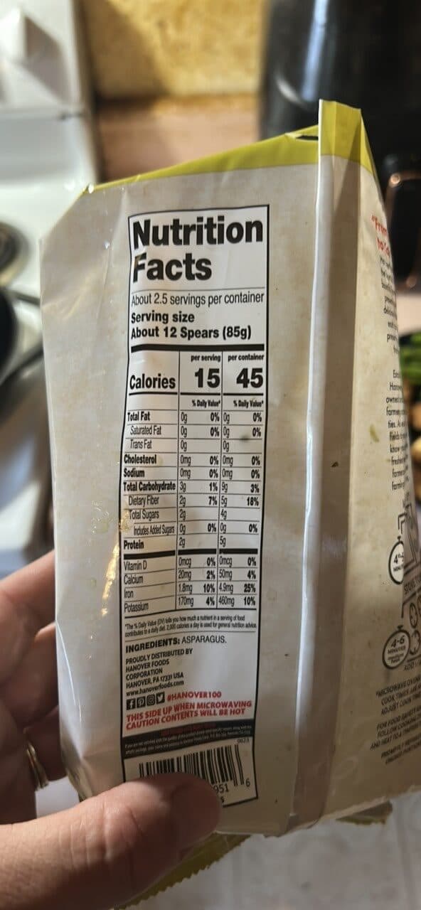 HANOVER ASPARAGUS SPEARS packshot