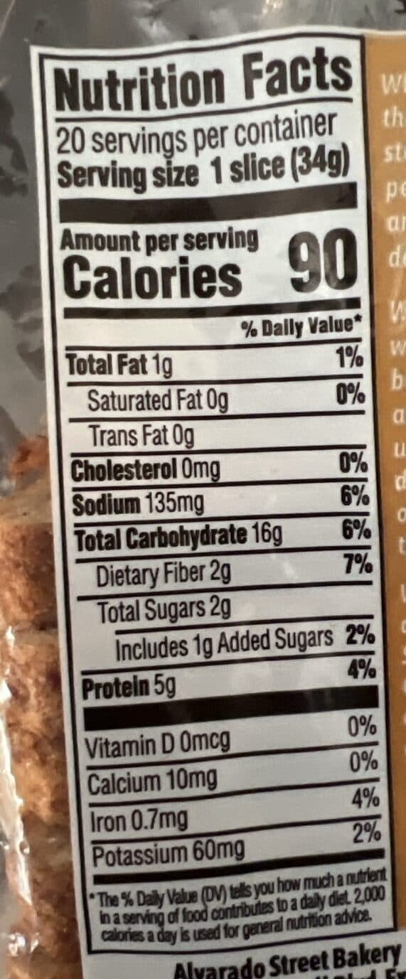 Alvarado St. Bakery Sourdough Bread packshot