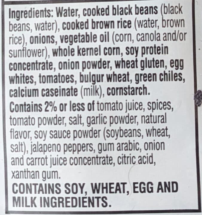 Morning Star Farms Spicy Black Bean Burgers packshot