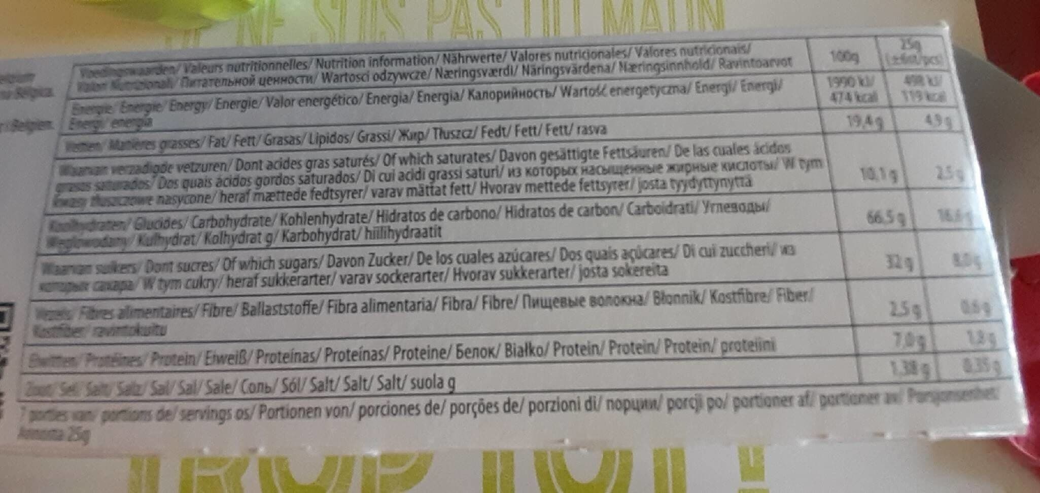 Open Food Facts Biscuit au Amande pure beurre packshot