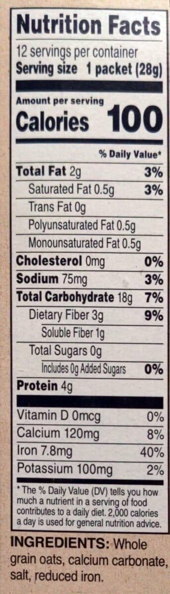 Quaker Quaker Instant Oatmeal Original packshot