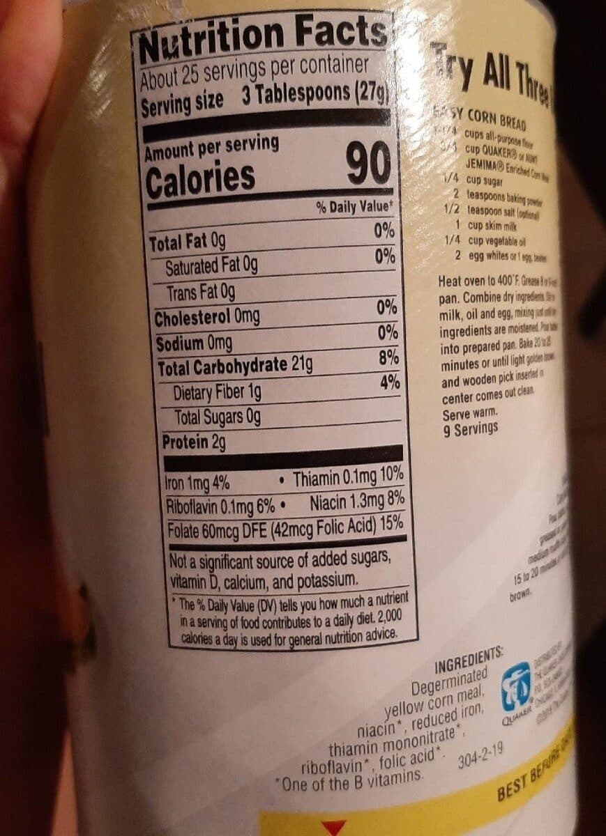 Quaker Corn Meal packshot