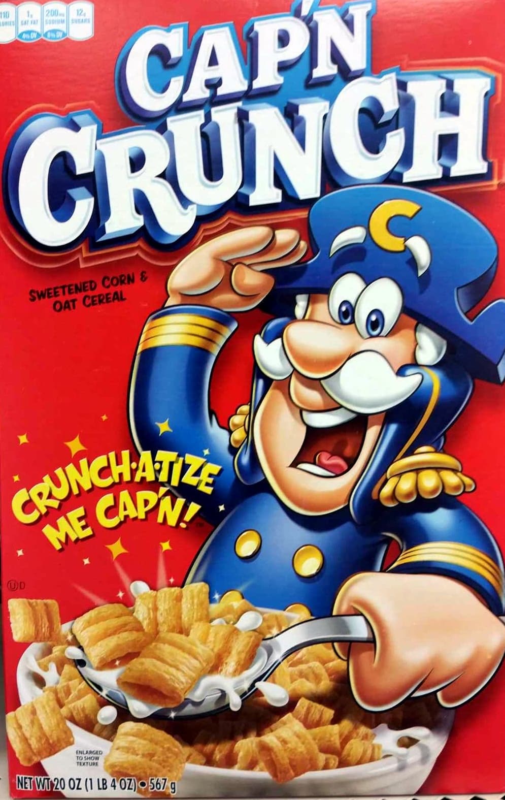 Cap'n Crunch Sweetened Corn & Oat Cereal packshot