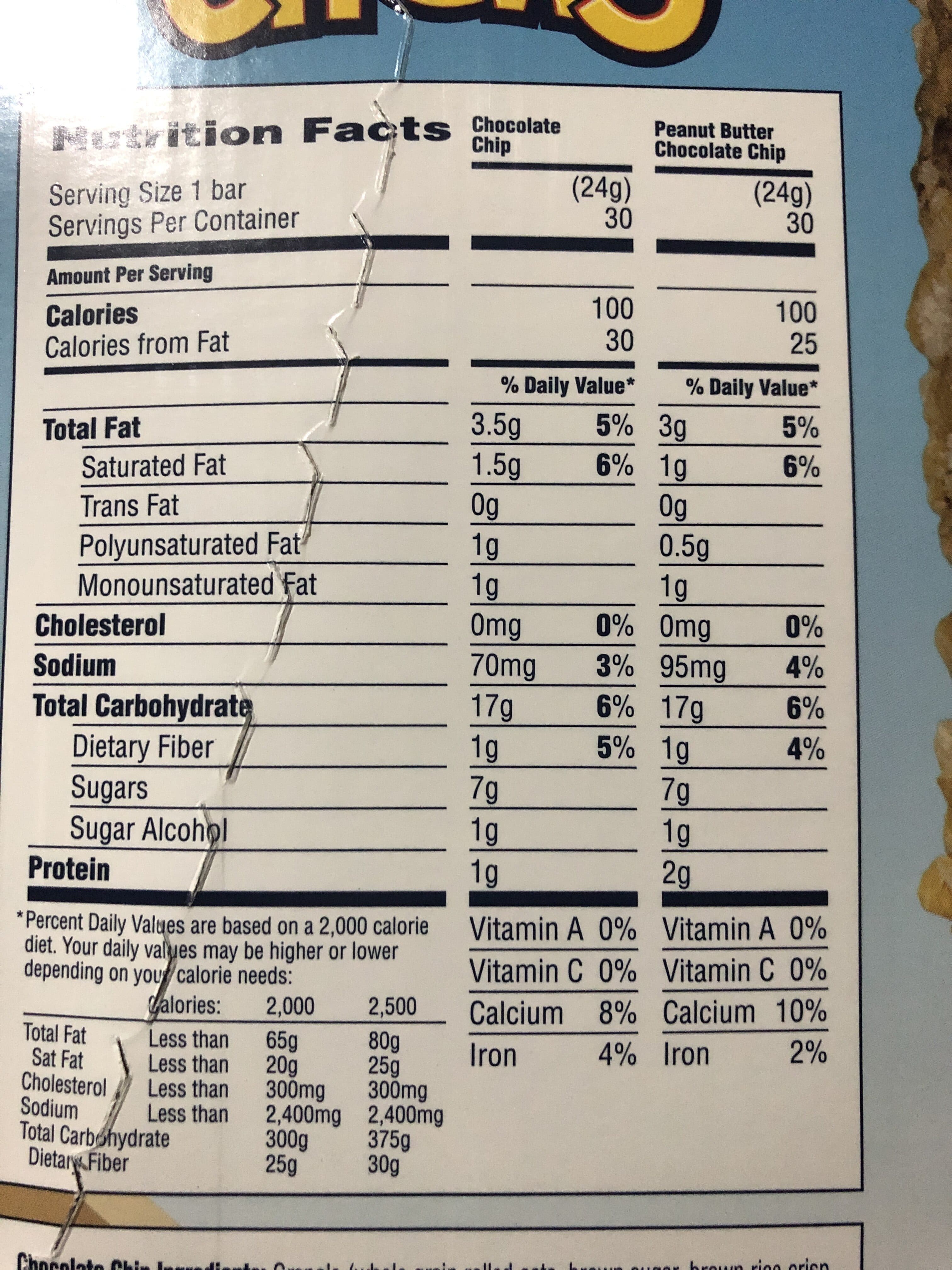 Quaker Oats Chewy packshot