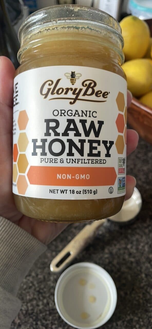 GloryBee Organic Raw Honey packshot