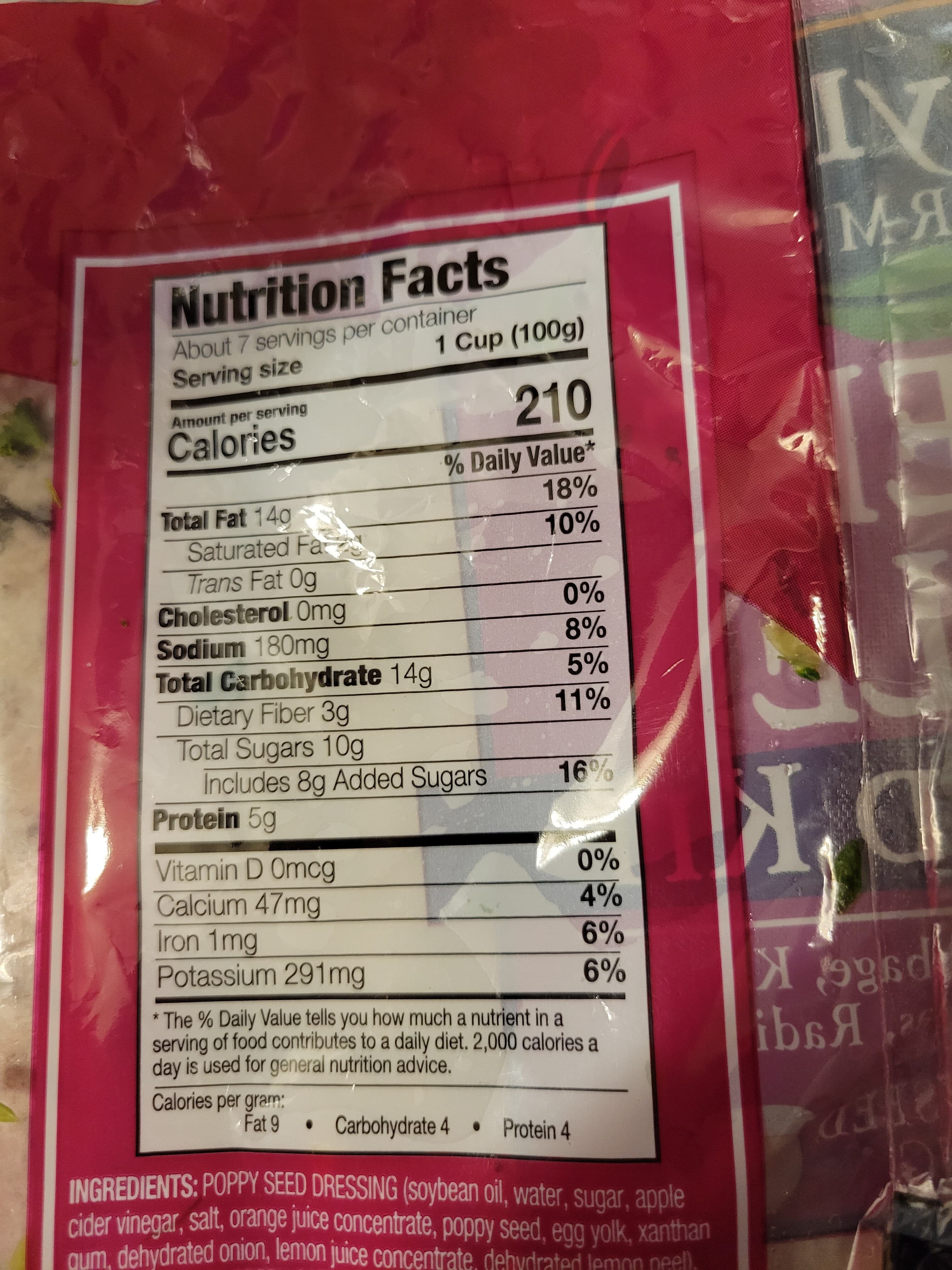 Taylor Farms Sweet Kale Chopped Kit packshot