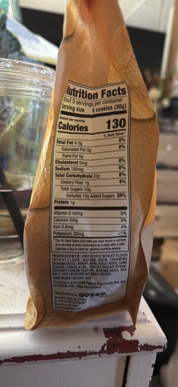MI-DEL Lemon Snaps packshot