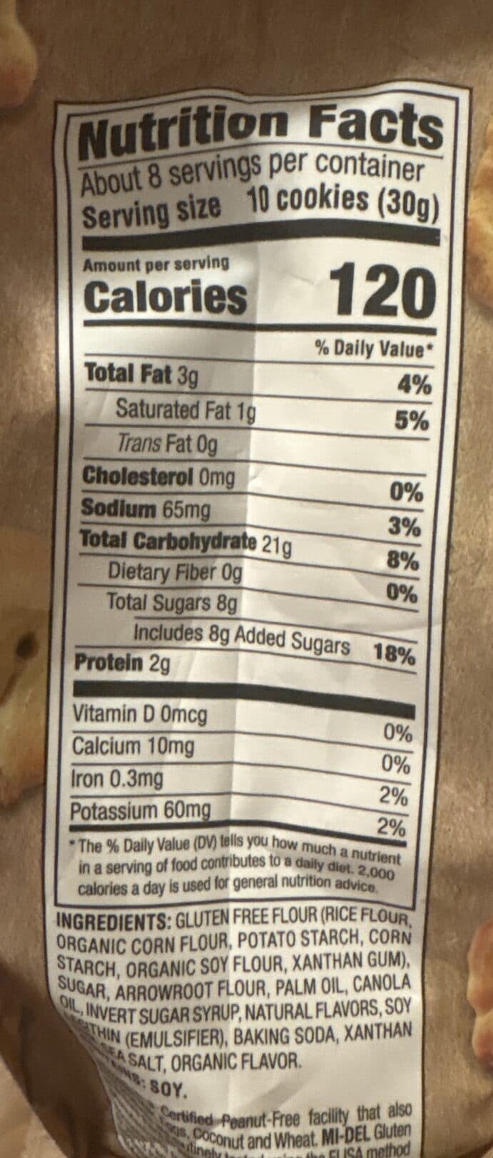 Mi-Del Arrowroot Cookies packshot