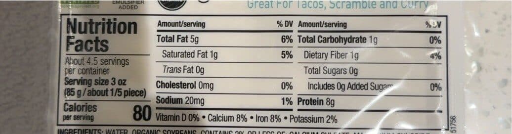 Pulmuone Foods Usa Inc. Organic Tofu Firm packshot