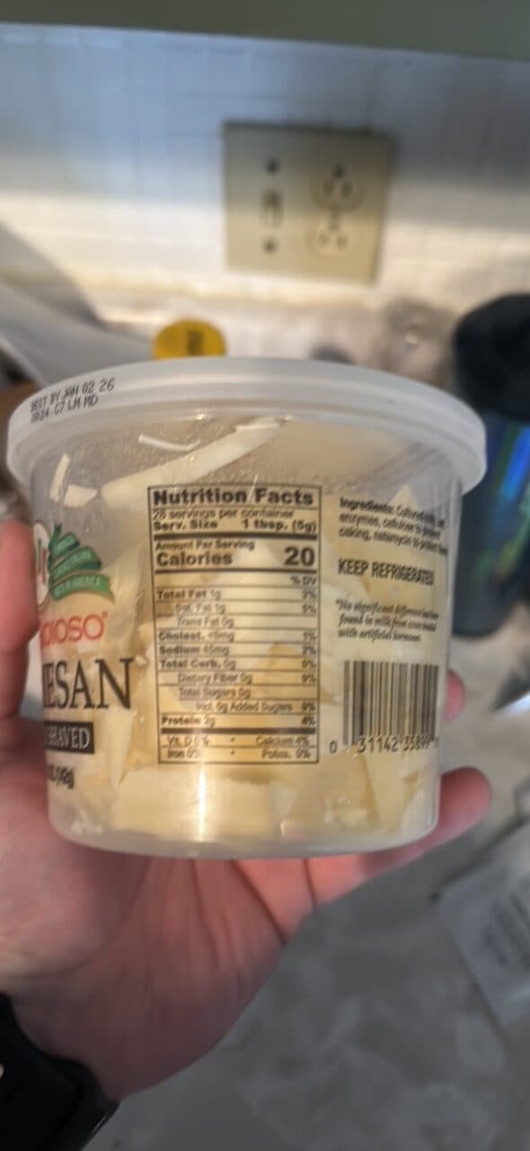 BelGioioso Parmesan Freshly Shaved packshot