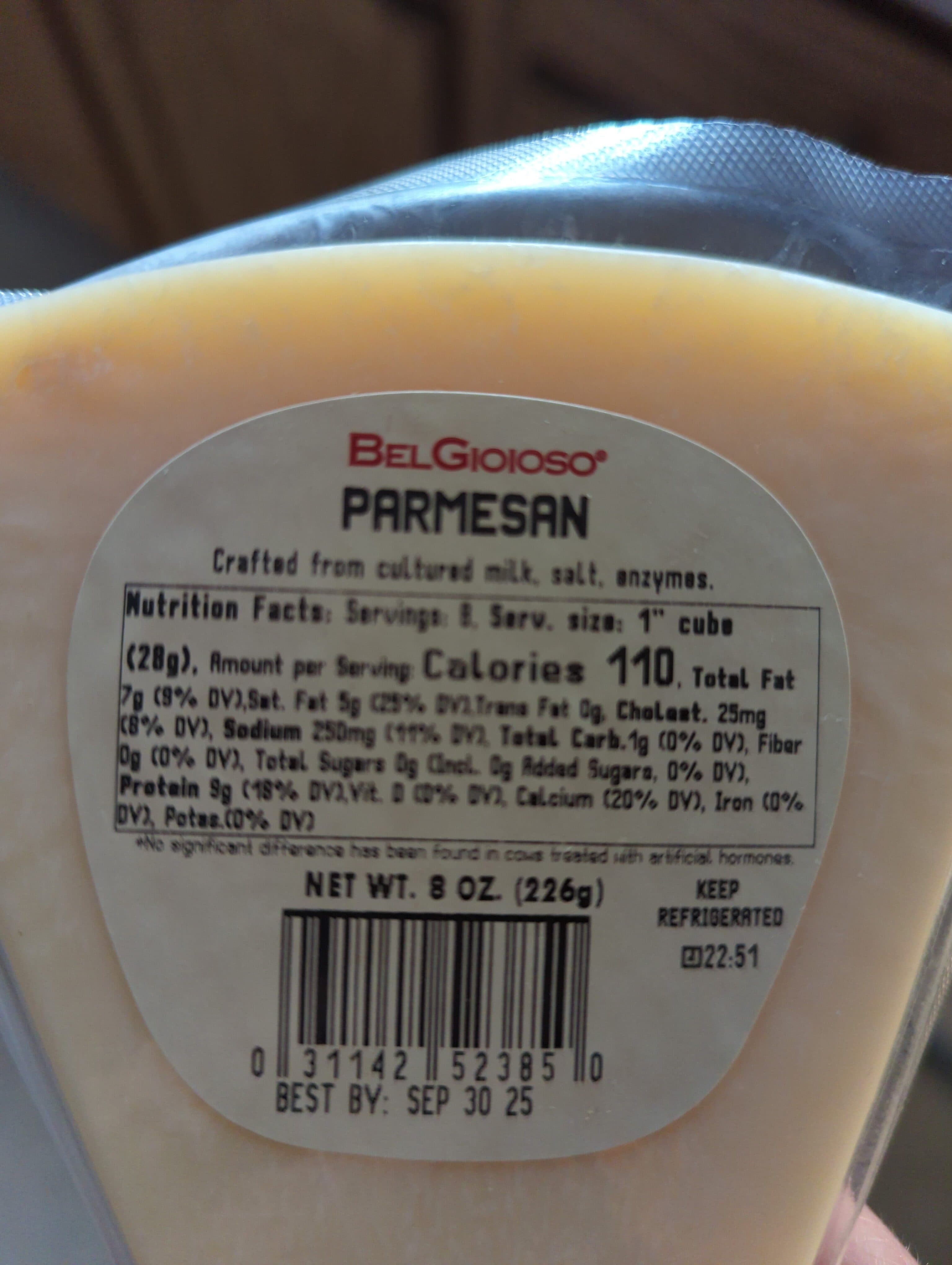 BelGioioso Parmesan packshot