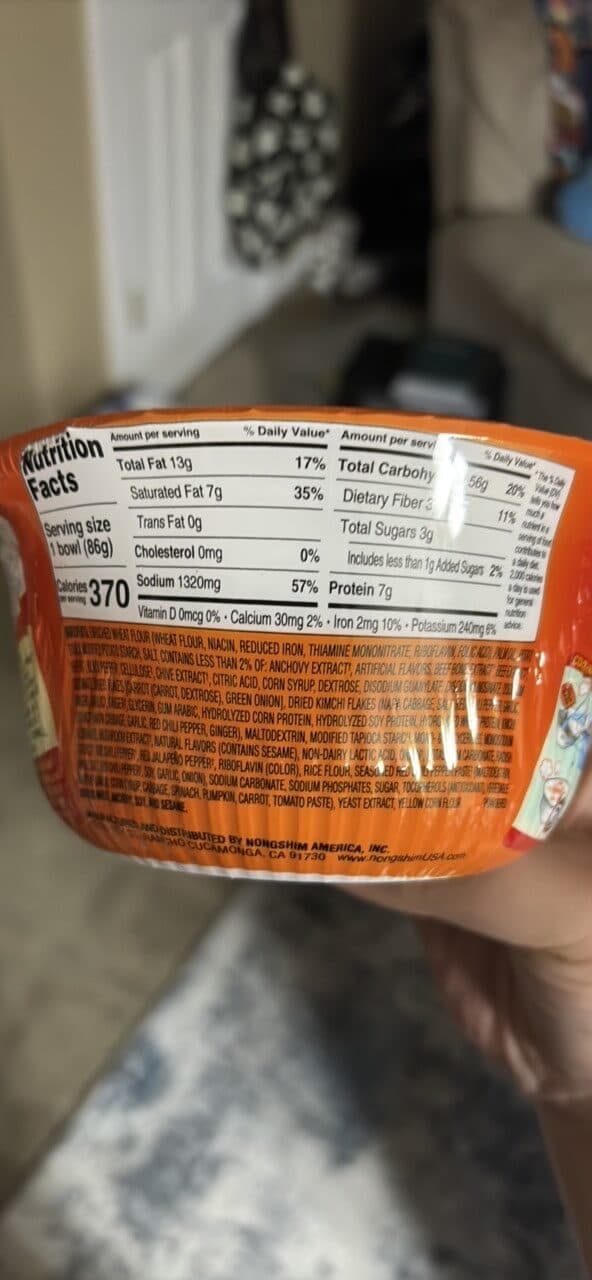 Nongshim Bowl Noodles packshot