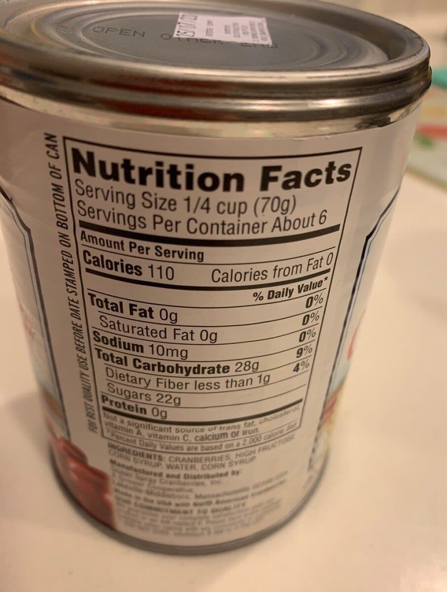 Ocean Spray Cranberries Inc. Whole Berry Cranberry Sauce packshot