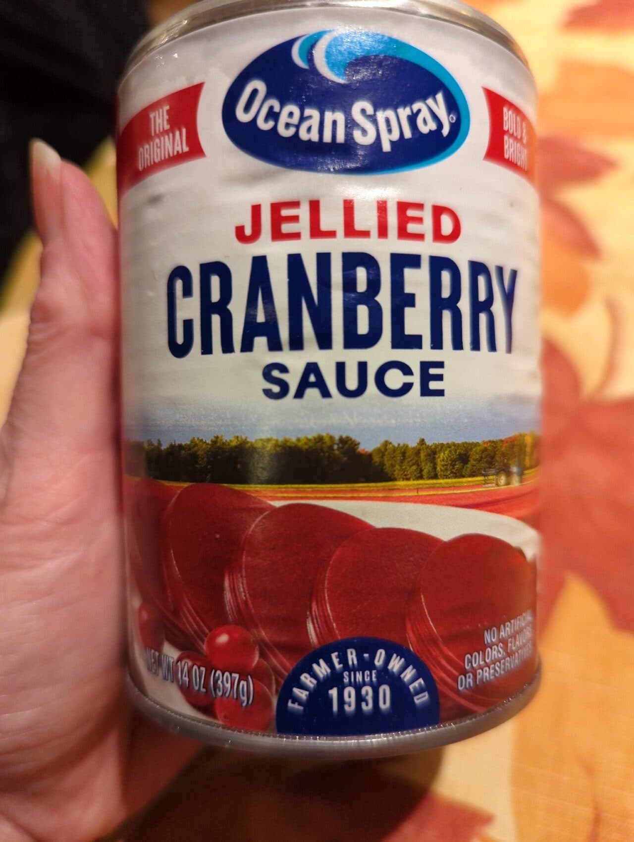Ocean Spray Jellied Cranberry Sauce packshot