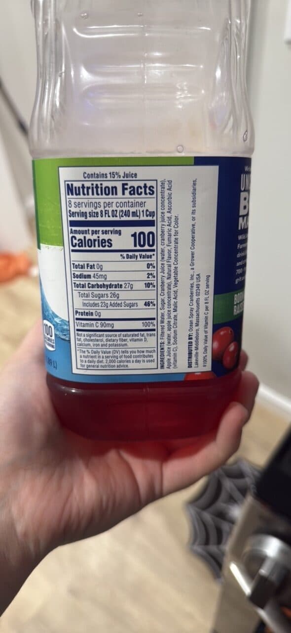 Ocean Spray Cranapple packshot