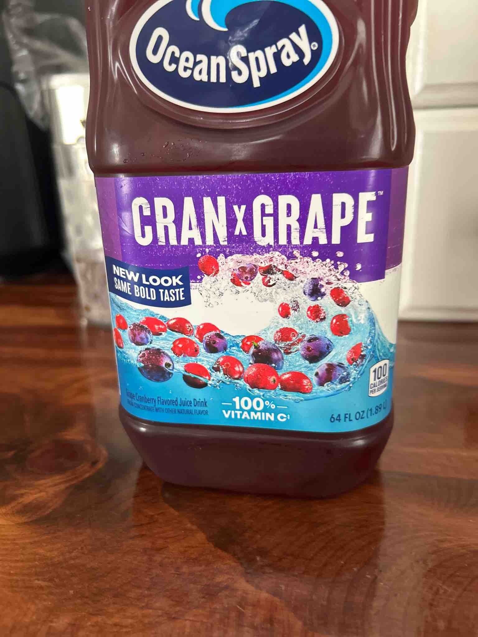 Ocean Spray Cran X Grape packshot