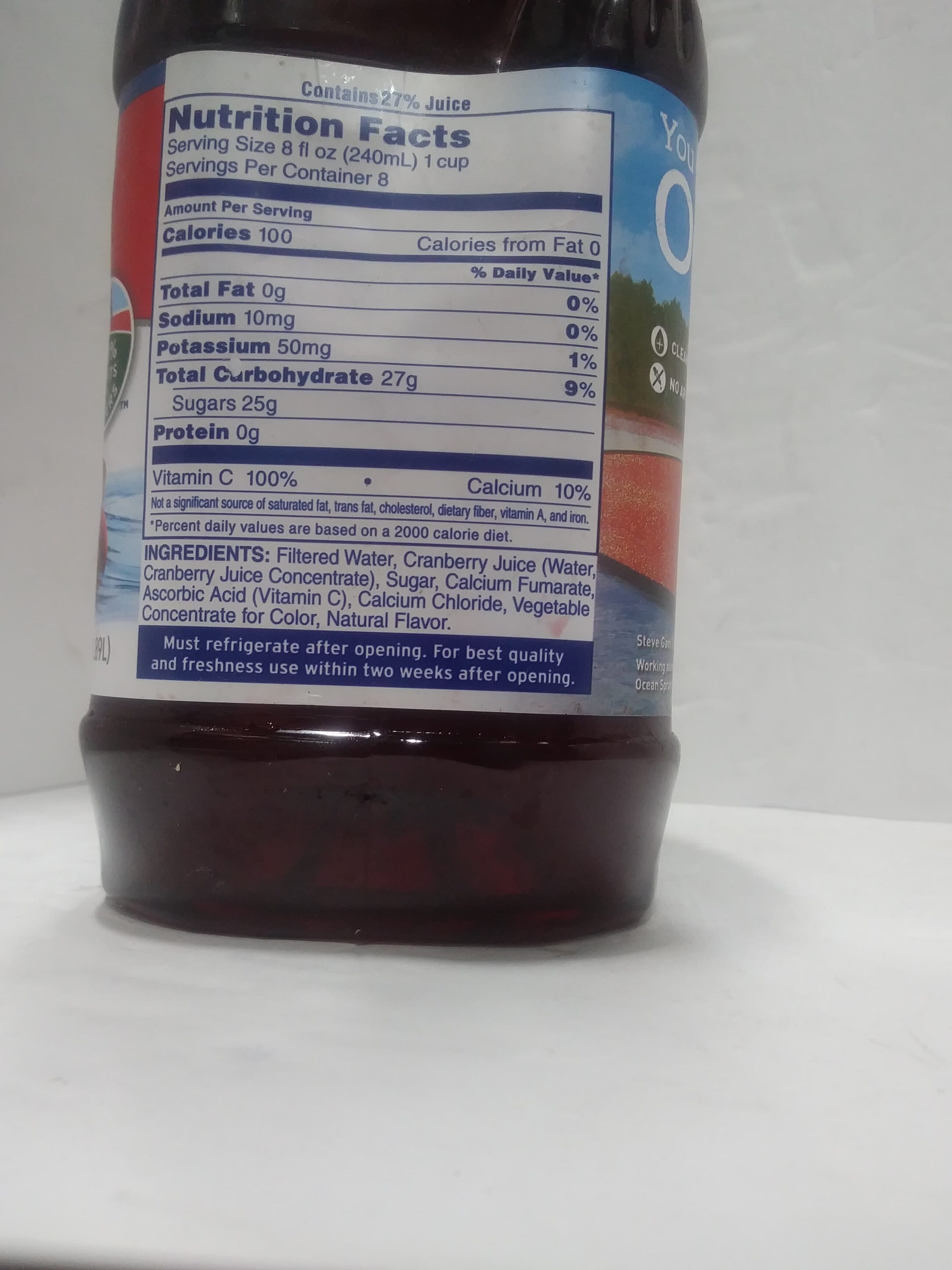Ocean Spray Cranberry Juice Cocktail packshot