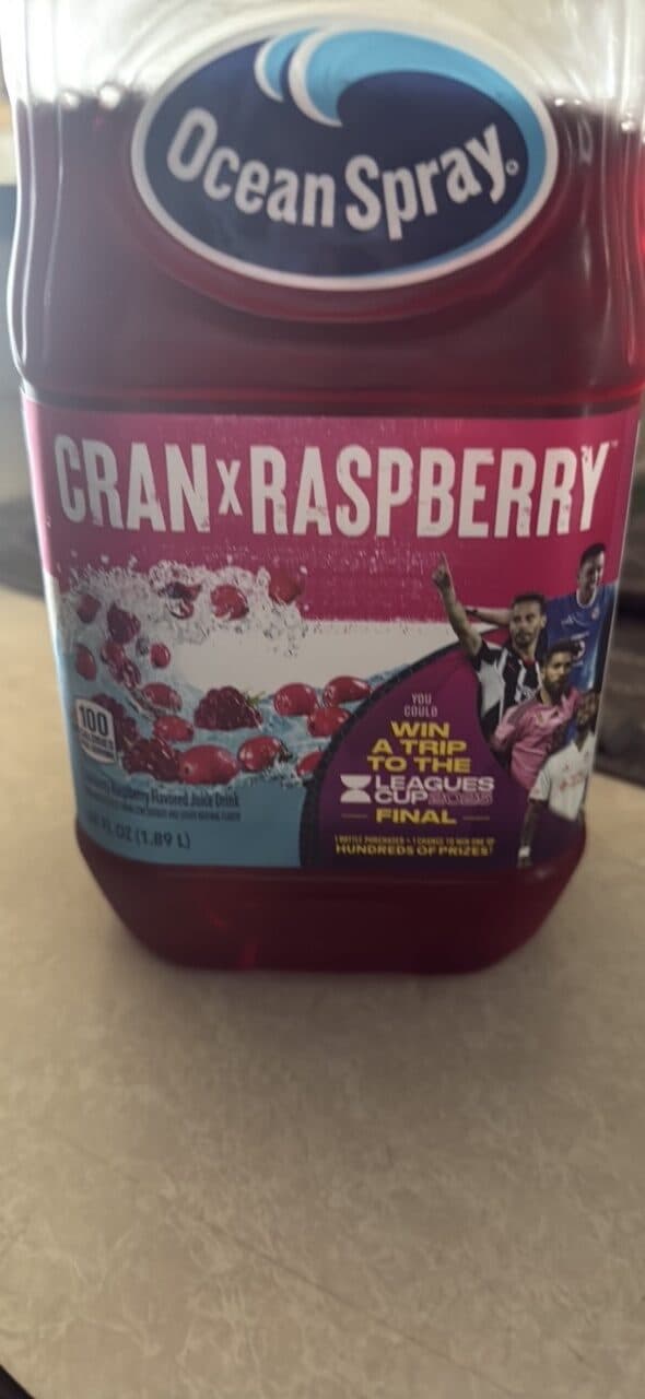 Ocean Spray CRAN x RASPBERRY packshot