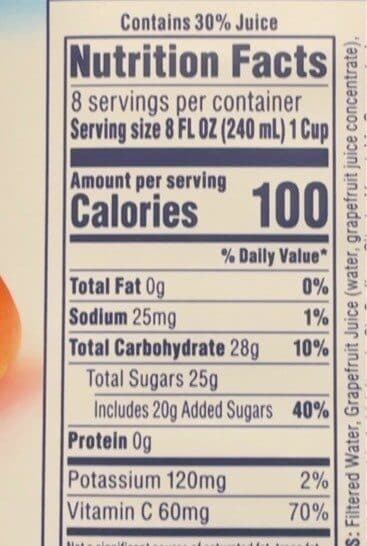 Ocean Spray Ruby Red Grapefruit Juice Drink packshot