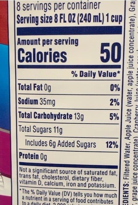 Ocean Spray Light cranberry & raspberry juice packshot