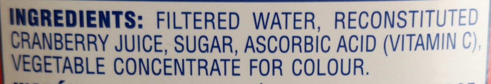 Ocean Spray Cocktail aux canneberges packshot