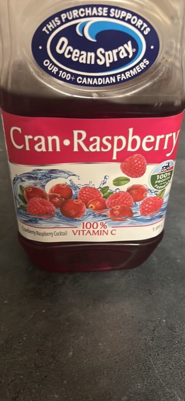 Ocean Spray Cran•Raspberry Cranberry Raspberry Cocktail packshot