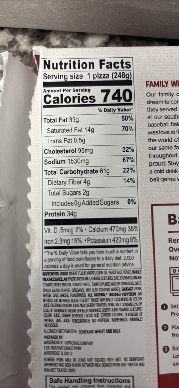 Home Run Inn Sausage & Uncured Pepperoni Classic Pizza packshot