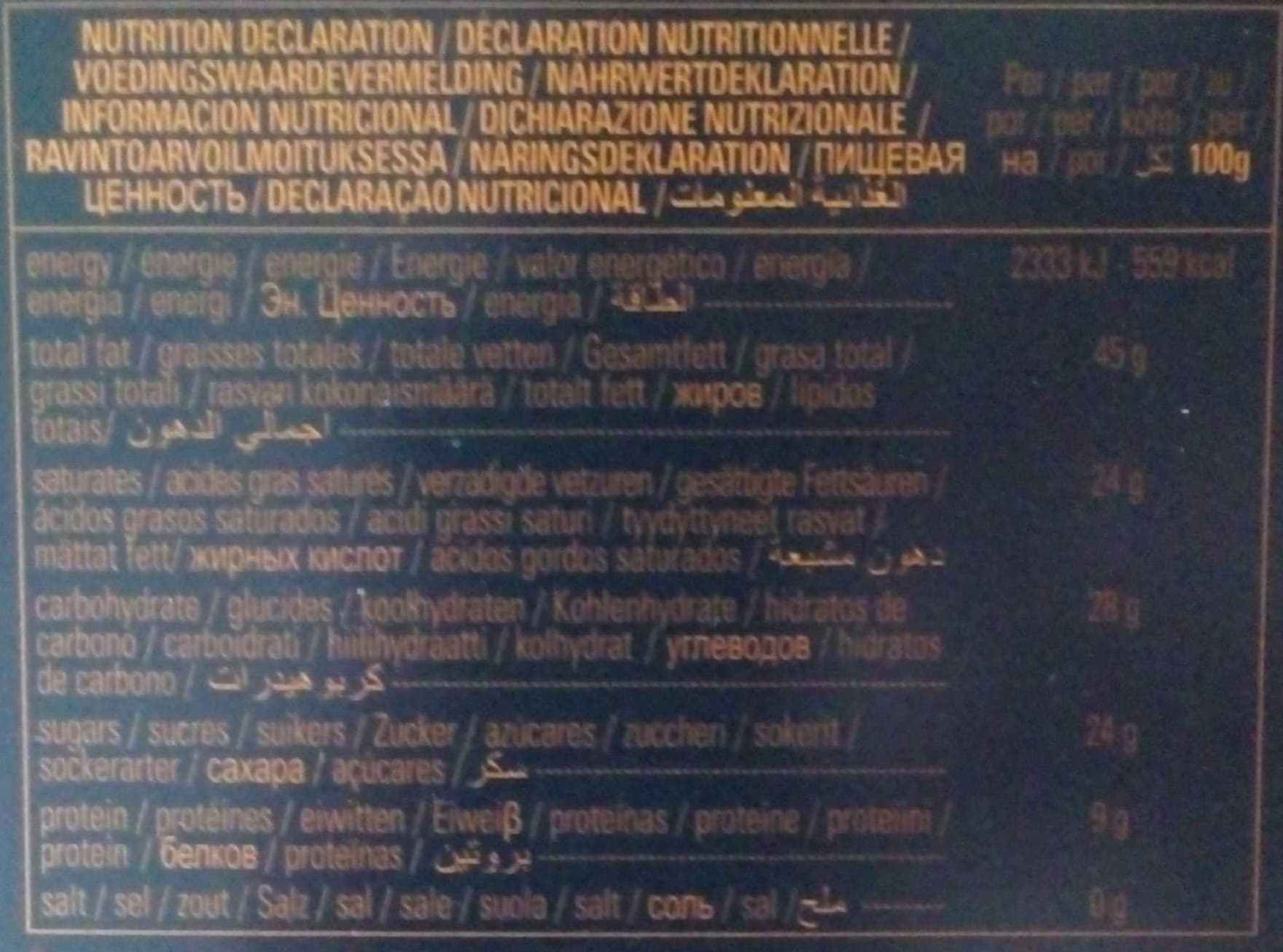 Godiva Dark chocolate almond packshot