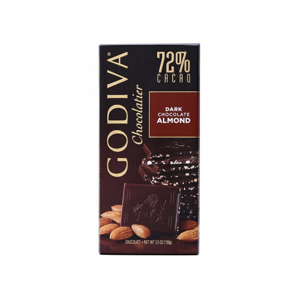 Godiva Godiva Almond 72% Cacao Dark Chocolate packshot