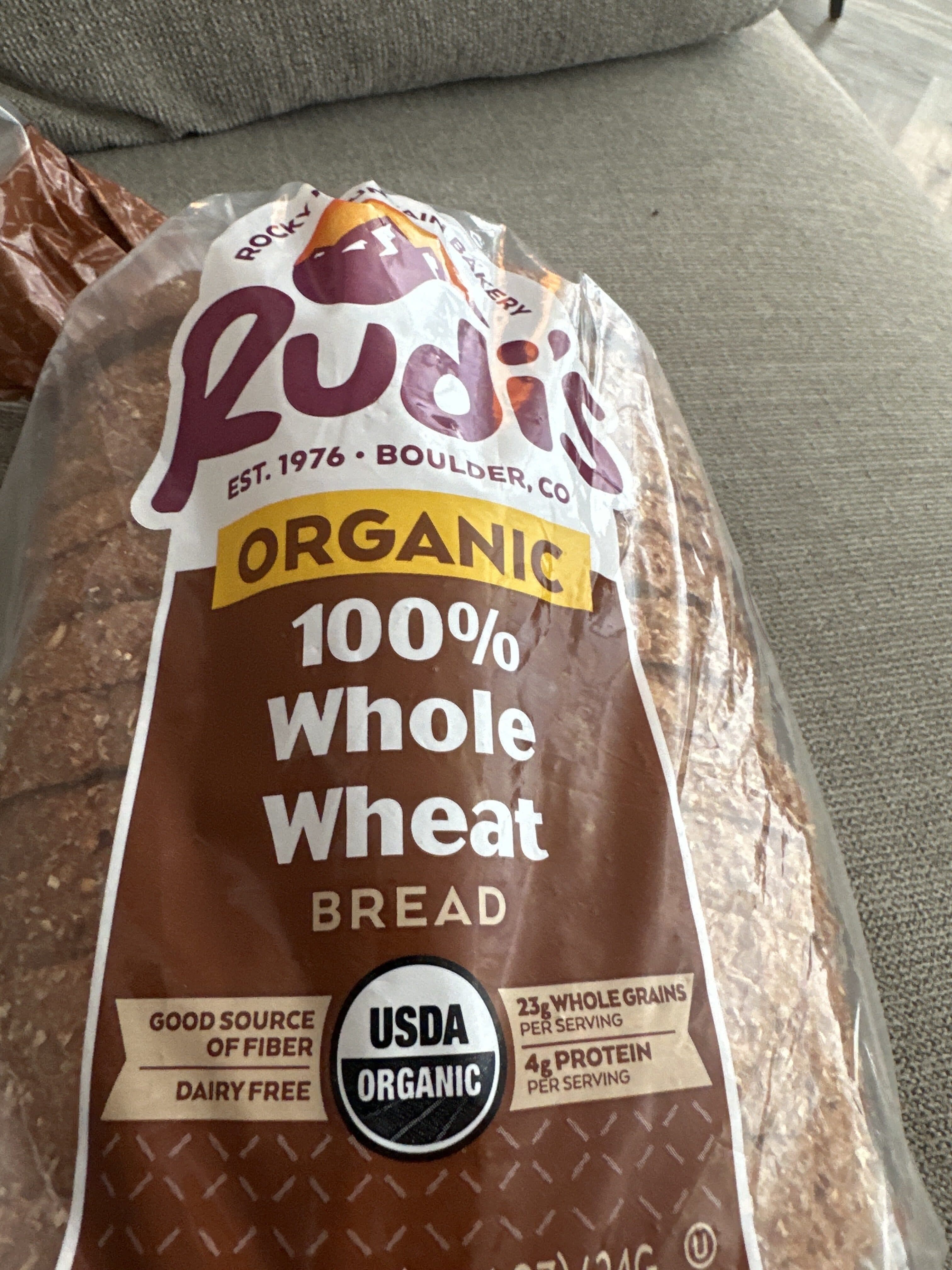 Rudi's Organic Bakery Organic 100% whole wheat bread, whole wheat packshot
