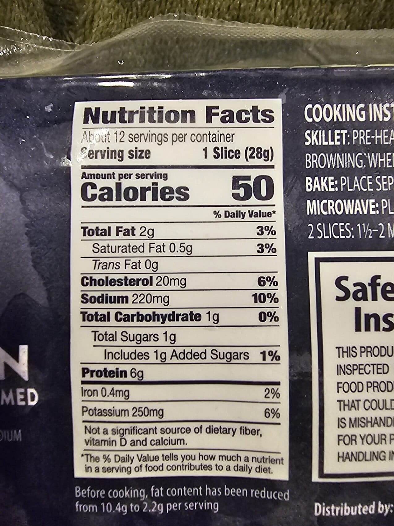Dietz & Watson Smoked Sliced Turkey Bacon packshot