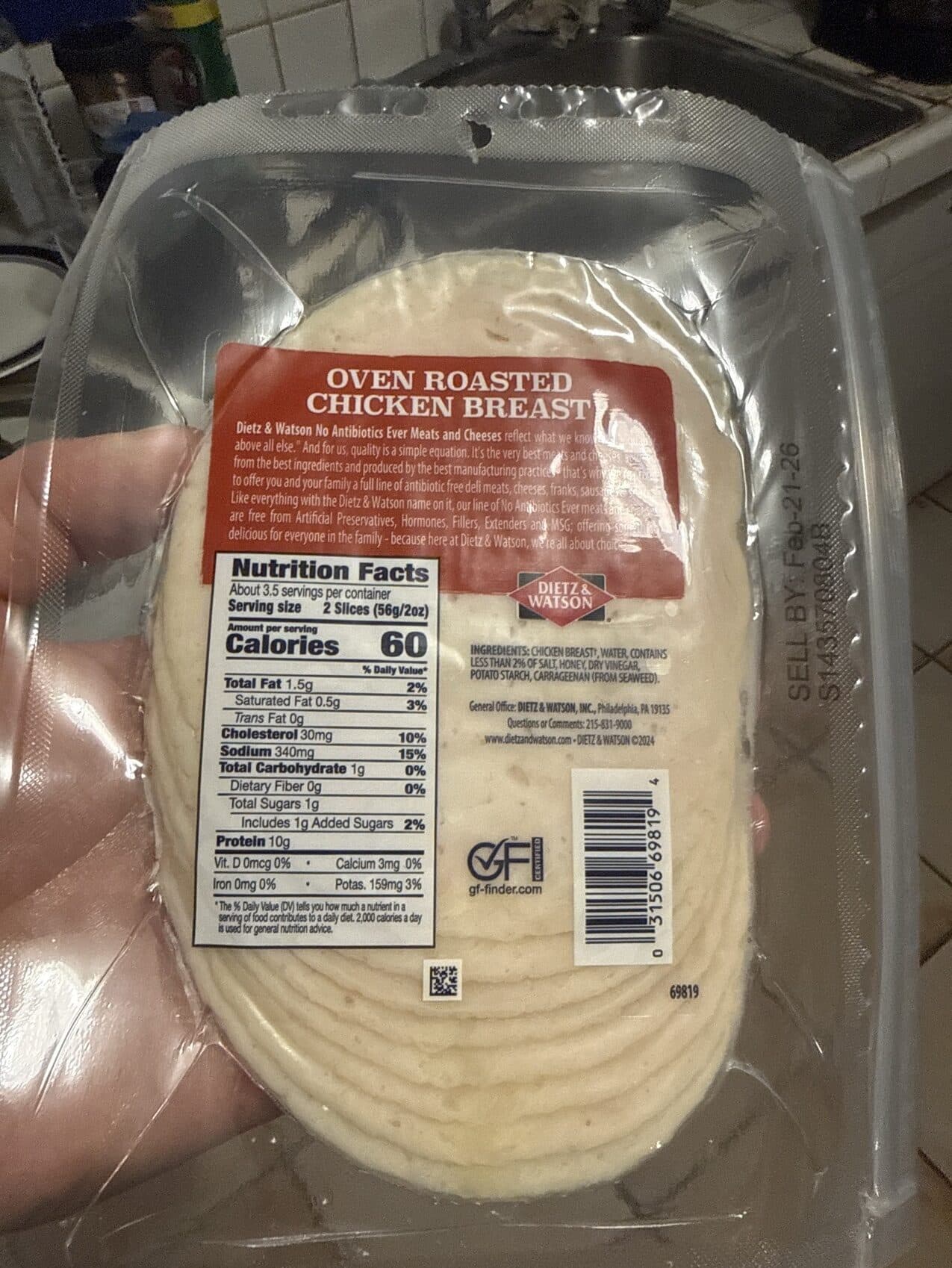 Dietz & Watson Oven Roasted Chicken Breast packshot
