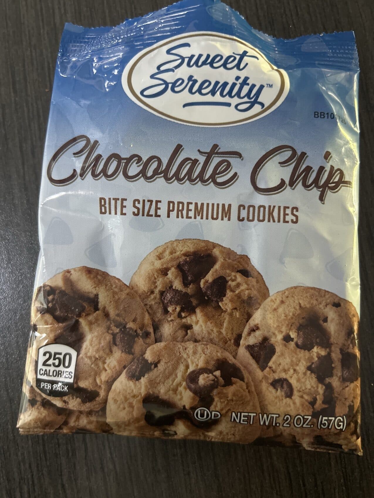 Sweet Serenity Chocolate Chip Bite Size Premium Cookies packshot